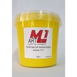 M1 Art Vernikli Ipek Soft Yenime Boyası 1000.ML-MOBILYA,FAYAS,MERMER,SERAMIK,CAM,BEYAZ Eşya Tüm Yüzeyler - Sarı