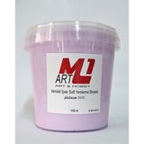 M1 Art Vernikli Ipek Soft Yenime Boyası 1000.ML-MOBILYA,FAYAS,MERMER,SERAMIK,CAM,BEYAZ Eşya Tüm Yüzeyler - Soft Lila