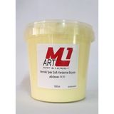M1 Art Vernikli Ipek Soft Yenime Boyası 1000.ML-MOBILYA,FAYAS,MERMER,SERAMIK,CAM,BEYAZ Eşya Tüm Yüzeyler - Soft Sarı
