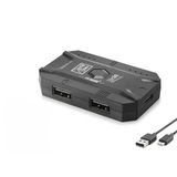 M1 Pro Mobil Oyun Klavye Mouse Dönüştürücü Adaptör Bluetooth 5.0 Type-C Siyah