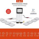 M101a-Wh2 | 4 Kanallı 8 Pedli 60 Prog | Şarjlı | Dijital Ems & Tens | Fizik Tedavi Ve Masaj | Türkçe