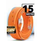 M107xt Cat6 Ethernet Kablosu 15 Metre 0.57Mm Utp Ev İçin Yüksek Lan Kablosu
