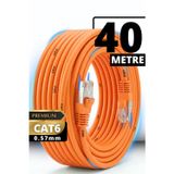 M107xt Cat6 Ethernet Kablosu 40 Metre 0.57Mm Utp Uzun Mesafe Güçlü Sinyal Lan Kablosu