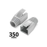 M108kb Cat7 Rj45 Jack Koruma Kılıfı-350 Adet Boot Gri Ethernet Kablo Koruyucu
