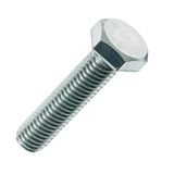 M10x45 Dın933 Cıvata(Altıgen) 8.8 Beyaz 5 Li Paket