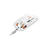 M133 Şeffaf Kablosuz Bluetooth Mouse Üç Modlu Sessiz Şarj Edilebilir