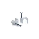 M177pk Kroşe-40 Adet/5 No-10Mm Çelik Çivili/2 Adet Cat5/6 İç Mekan Ethernet Kablosu İçin Uygun