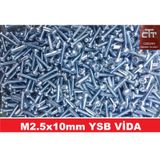 M2.5X10 Ysb Yıldız Silindir Baş Vida 100 Adet