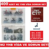 M2 Vida-Somun Seti Yhb 400 Parça