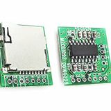 M2801002 Wav Mp3 Player Modülü Micro Sd 32G TF Kart Ses Müzik Çalma Kartı IR Kumanda Desteği 11 Buton Kontrol