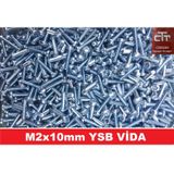 M2X10 Ysb Yıldız Silindir Baş Vida 100 Adet