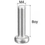 M2x8mm Ysb Vida – Dın7985 (Yıldız Silindir Başlı Civata) 10 Adet