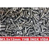 M3.5X12 Yhb Vida Inox Paslanmaz Çelik 24 Adet