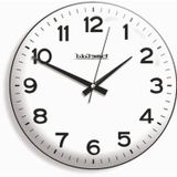 M3 Decorium 35cm Bombe Camlı Okunaklı Kalın Rakkamlı Kaliteli Duvar Saati