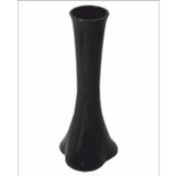 M3 Decorium 40 cm Akrilik Fil Ayağı Uzun Siyah Vazo