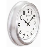 M3 Decorium 40cm Camlı Metalik Renk 10cm Kalın Kasalı Dev Duvar Saati