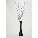 M3 Decorium 60 cm Desenli Siyah Vazo 5 Adet Siyah Dal