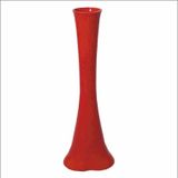 M3 Decorium 60 cm Kırmızı Devrilmez Dengeli Köşe Masa Uzun Fil Ayağı Cam Vazo