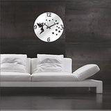 M3 Decorium Aynalı Peri Kızı 35 cm Duvar Saati