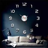 M3 Decorium Bağımsız Parçalı Rakkamlı Harf Duvarda Kabartma Altın Gümüş Renk Büyük Dıy Clock Ev Ofis Duvar Saati