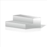 M3 Decorium Beyaz Ahşap Mdf Banyo Wc Sergileme Vitrin Camekan Kapı Önü Stand Sağlam Basamak Merdiven