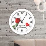 M3 Decorium Beyaz Çerçeve Canım Annem Duvar Saati 30 cm
