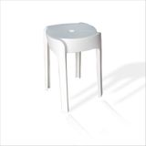 M3 Decorium Büyük Geniş Uzun Sağlam Sert Plastik Kırılmaz Hafif 45 cm Banyo Balkon Bahçe Oturak Tabure