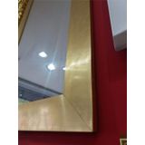 M3 Decorium Büyük Rustik 124x64 cm Altın Yaldız Varak Boy Salon Antre Komodin Etajer Portmanto Duvar Boy Aynası