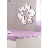 M3 Decorium Çiçek Dekoratif Duvar Salon İşyeri Süs Aynası