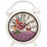 M3 Decorium Çiçek Desenli Çalar Saat Görünümlü Saat