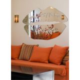 M3 Decorium Dudak Dekoratif Salon Koridor Makyaj Duvar Aynası
