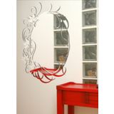 M3 Decorium Eliptik Dikey Sarmaşık Dekoratif Ayna
