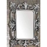 M3 Decorium Gümüş Yaldız 58x77cm Dev Büyük Banyo Salon Koridor Yatak Odası Etajer Kolon Duvar Antre Boy Aynası