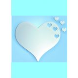 M3 Decorium Hearts Kalp Dekoratif Ayna