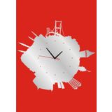 M3 Decorium İstanbul Dekoratif Ayna Saat Ayna