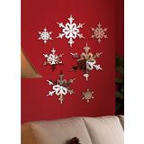 M3 Decorium Kar Kristalleri Dekoratif Ayna