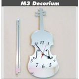 M3 Decorium Keman Dekoratif Ayna Saat