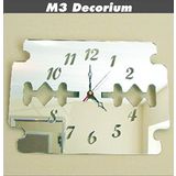 M3 Decorium Kuaför Berber Salonu Jilet Dekoratif Ayna Saat