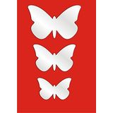 M3 Decorium Küçük Kelebekler Dekoratif Ayna