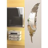 M3 Decorium Kuş Tüyü Dekoratif Duvar Dolap Süs Aynası