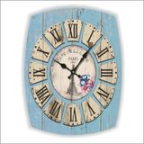 M3 Decorium Mavi Cazibe Mdf Duvar Saati