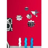 M3 Decorium Papatya Ve Kuş Dekoratif Ayna