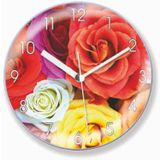 M3 Decorium Renkli Güller Mıknatıslı ve Askılı Mini Saat