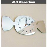 M3 Decorium Şeker Dekoratif Ayna Saat