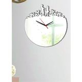 M3 Decorium Sevgiliye Aşkımıza Hediye Dev Saat Dekoratif Ayna