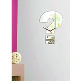 M3 Decorium Soru İşaretiı Saat Dekoratif Ayna