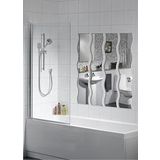 M3 Decorium Uzun 4 Parça Dalgalı Boy Banyo Salon Tuvalet Duvar Aynası