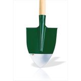 M3 Decorium Uzun Saplı 140 cm Çelik Sivri Uçlu Sağlam 2 mm Kalınlığında 30 cm Bel Küreği Bahçe Tarla Ekim Öncesi Toprak Kaldırmak İçin Eğilmez Sertleştirilmiş Sivri Uçlu Çim Depkili Bel Küreği ve Sap