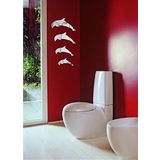 M3 Decorium Yunuslar Dekoratif Banyo Salon Duvar Dolap Süs Aynası