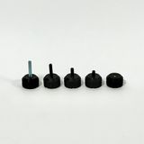 M3 Parmak Cıvatası (M3 Prototip Karma Set 5 Çeşit 25 Adet) - Plastik Başlıklı Gömülü Metal Dişli El Cıvatası - Prototipleme, Robotik, DIY Projeler için Kolay Sıkılır Bağlantı - Çoklu Boy Seçenekleri
